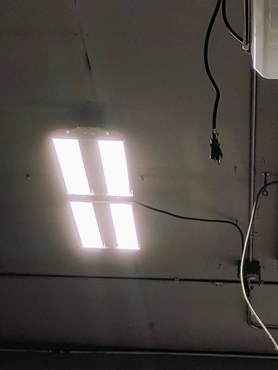 Interior lighting wiring and fixture installation